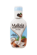 Carica l'immagine nel visualizzatore di Gallery, BAGNO SCHIUMA CORPO FRAGRANZA LATTE DI COCCO 1000 ML malizia