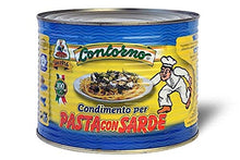 Carica l'immagine nel visualizzatore di Gallery, Condimento pronto per pasta con le sarde siciliana 1 latta da 2 Kg. (Senza glutine)