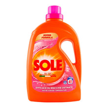 Carica l'immagine nel visualizzatore di Gallery, Sole Detersivo Lavatrice Liquido Potere Smacchiante Ml1845 41 Lavaggi, 1845ml