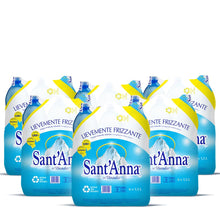 Carica l'immagine nel visualizzatore di Gallery, Acqua Sant'Anna Pack 1,5L Lievemente Frizzante | 36 Bottiglie | Acqua Minerale Lievemente Frizzante Oligominerale Minimamente mineralizzata | Plastica 100% Riciclabile