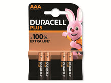 Carica l'immagine nel visualizzatore di Gallery, Duracell BATTERIE Pile MINISTILO AAA Blister 4 Pezzi MN2400B4 MN2400
