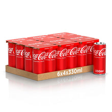 Carica l'immagine nel visualizzatore di Gallery, Coca-Cola Original Taste – 24 Lattine da 330 ml, Tutto il Gusto Originale di Coca-Cola, Lattina 100% riciclabile, Bevanda Analcolica