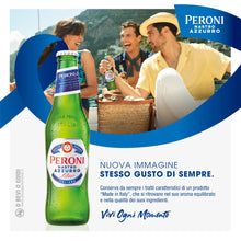 Carica l'immagine nel visualizzatore di Gallery, Peroni Nastro Azzurro, Cassa con 24 Bottiglie di Birra da 33 cl, Birra Premium Lager a Bassa Fermentazione, Gusto Secco e Rinfrescante, Gradazione Alcolica 5% Vol