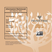 Carica l'immagine nel visualizzatore di Gallery, Fever Tree Ginger Ale con Aromi Naturali, Mixer per Whisky e Rum, Miscela di Zenzero, Acqua di Fonte, Sapore Intenso e Avvolgente, 4x 200ml, 24 pezzi
