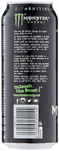 Carica l'immagine nel visualizzatore di Gallery, Monster Energy Lattina, Energy Drink, Energia, Eccitante, con Taurina e Caffeina 0,5 l