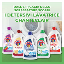 Carica l'immagine nel visualizzatore di Gallery, Chanteclair - Detersivo per Lavatrice, Profumo Muschio Bianco, Formula Concentrata, con Vero Sgrassatore - 3 Flaconi da 1260 ml