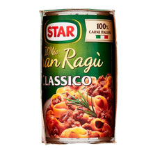 Carica l'immagine nel visualizzatore di Gallery, Star Il Mio Gran Ragù Classico Sugo Pronto con Pomodoro Carne Italiana e Verdure Fresche Conserva Senza Glutine - 12 Lattine da 180g