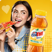 Carica l'immagine nel visualizzatore di Gallery, Estathé Limone - The Freddo con Vero Infuso di Foglie di The e Succo di Limone, Bevanda Analcolica Senza Glutine, 12 Bottiglie da 400 ml