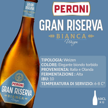 Carica l'immagine nel visualizzatore di Gallery, Birra Gran Riserva Bianca, Cassa Birra Con 12 Birre in Bottiglia Da 50 Cl, 6 L,