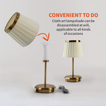 Carica l'immagine nel visualizzatore di Gallery, Lampada Da Tavolo Portatile Ricaricabile Da Scrivania Dimmerabile Con Rivestimen