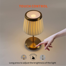 Carica l'immagine nel visualizzatore di Gallery, Lampada Da Tavolo Portatile Ricaricabile Da Scrivania Dimmerabile Con Rivestimen
