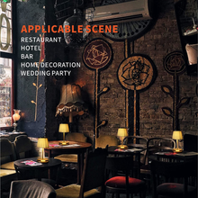 Carica l'immagine nel visualizzatore di Gallery, Lampada Da Tavolo Portatile Ricaricabile Da Scrivania Dimmerabile Con Rivestimen