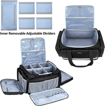Carica l'immagine nel visualizzatore di Gallery, Borsa Primo Soccorso Vuota Nero, Borsa per Infermiere Borsa Emergenza per Kit E