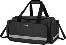 Carica l'immagine nel visualizzatore di Gallery, Borsa Primo Soccorso Vuota Nero, Borsa per Infermiere Borsa Emergenza per Kit E