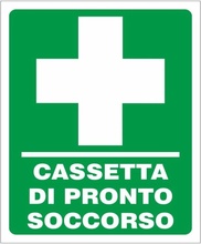 Carica l'immagine nel visualizzatore di Gallery, FARMABOX1 Cassetta Medica Primo Pronto Soccorso Medica Completa Cartello Di Segn