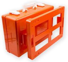 Carica l'immagine nel visualizzatore di Gallery, FARMA1 Cassetta Pronto Soccorso COMPLETA DI CARTELLO PRIMO SOCCORSO Conforme DM