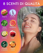 Carica l'immagine nel visualizzatore di Gallery, Bombe Da Doccia, 8 Pastiglie, Oli Essenziali Aromaterapia per Relax E Benessere