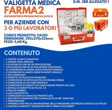 Carica l'immagine nel visualizzatore di Gallery, Farma2 Digit Polso Con Misuratore Di Pressione Digitale Da Polso Cassetta Pronto