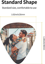 Carica l'immagine nel visualizzatore di Gallery, Plettri per Chitarra Con Foto Personalizzata, 6 Pezzi Plettri per Chitarra Perso
