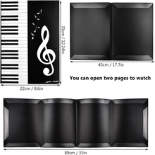 Carica l'immagine nel visualizzatore di Gallery, Cartellina per Spartiti, 6 Pagine Musica Cartella A4 Impermeabile Pieghevole Scr
