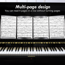 Carica l'immagine nel visualizzatore di Gallery, Cartellina per Spartiti, 6 Pagine Musica Cartella A4 Impermeabile Pieghevole Scr