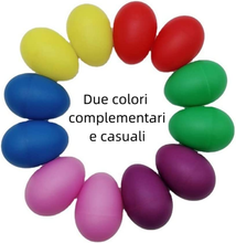 Carica l'immagine nel visualizzatore di Gallery, 2 Pezzi Tamburello Percussione Plastica Mini Mezza Luna, Tamburello a Mezzaluna