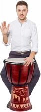 Carica l'immagine nel visualizzatore di Gallery, 50Cm Djembe Drum Bongo Elephant Drum Buon Suono