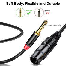 Carica l'immagine nel visualizzatore di Gallery, Cavo XLR, Cavo Jack, Cavo Jack 6.3, Cavo Microfono, Cavo Audio Jack TRS Stereo D