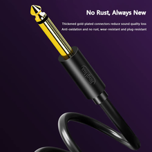 Carica l'immagine nel visualizzatore di Gallery, Cavo Audio Jack Professionale 3M,Cavo Chitarra Elettrica Cavo Jack 6,35Mm Maschi