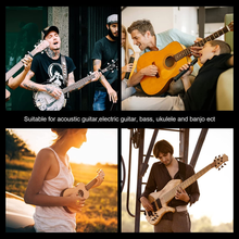 Carica l'immagine nel visualizzatore di Gallery, Professional Capotasto Chitarra Alloy Capo,Universale Nero Capo Zinc Alloy per C