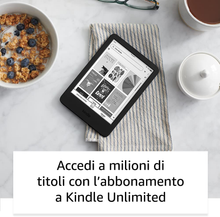 Carica l'immagine nel visualizzatore di Gallery, Kindle (Modello 2022) | Il Nostro Kindle Più Leggero E Compatto, Ora Con Uno Sch