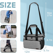 Carica l'immagine nel visualizzatore di Gallery, Borsa Frigo Pranzo, Isolato Lunch Cooler Bag Pranzo Al Sacco, Grande Thermal Pra
