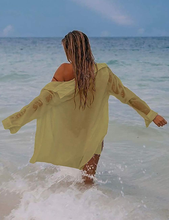 Carica l'immagine nel visualizzatore di Gallery, Costume Da Bagno Donna Copricostume Mare Copribikini Sexy Camicia Maglia Tunic p