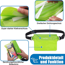 Carica l'immagine nel visualizzatore di Gallery, 100% Borsa Impermeabile Mare Custodia per Cellulare Custodia Protettiva per Cell