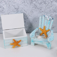 Carica l'immagine nel visualizzatore di Gallery, Sedia Da Spiaggia Ornamento, 2 Pcs Sedie in Miniatura Da Spiaggia, Decorazioni M