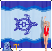 Carica l'immagine nel visualizzatore di Gallery, Coperta Da Spiaggia, Coperta Picnic Impermeabile Grande 280X300Cm Portatile Telo