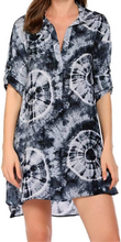 Carica l'immagine nel visualizzatore di Gallery, Abito Da Spiaggia Donna Copricostume Donna Mare Copri Bikini Donna Camicia Abito