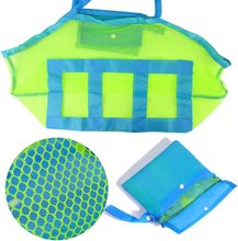 Carica l'immagine nel visualizzatore di Gallery, Borsa a Tracolla Grande in Rete Da Spiaggia, Borsa Da Spiaggia per Bambini E Bam