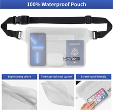 Carica l'immagine nel visualizzatore di Gallery, Borsa Impermeabile a Tracolla Regolabile Dry Bag 5L/10L/20L Kit 3 in 1 Marsupio