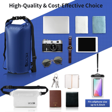 Carica l'immagine nel visualizzatore di Gallery, Borsa Impermeabile a Tracolla Regolabile Dry Bag 5L/10L/20L Kit 3 in 1 Marsupio