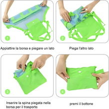 Carica l'immagine nel visualizzatore di Gallery, Large Borsa Da Spiaggia in Tessuto a Rete per Riporvi Giocattoli Da Bambino Pall