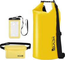 Carica l'immagine nel visualizzatore di Gallery, Borsa Impermeabile a Tracolla Regolabile Dry Bag 5L/10L/20L Kit 3 in 1 Marsupio