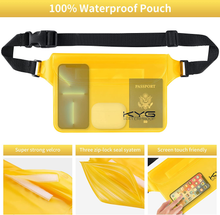 Carica l'immagine nel visualizzatore di Gallery, Borsa Impermeabile a Tracolla Regolabile Dry Bag 5L/10L/20L Kit 3 in 1 Marsupio
