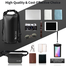 Carica l'immagine nel visualizzatore di Gallery, Borsa Impermeabile a Tracolla Regolabile Dry Bag 5L/10L/20L Kit 3 in 1 Marsupio