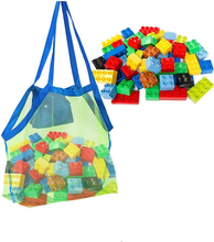 Carica l'immagine nel visualizzatore di Gallery, Borsa Da Spiaggia Grande Portatili Pieghevoli Giochi Borsa a Rete Anti-Sabbia pe