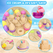 Carica l'immagine nel visualizzatore di Gallery, 48 Pezzi Gelato Giochi Spiaggia Bambini - Giochi Sabbia Giocattoli Da Spiaggia C
