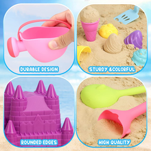 Carica l'immagine nel visualizzatore di Gallery, 48 Pezzi Gelato Giochi Spiaggia Bambini - Giochi Sabbia Giocattoli Da Spiaggia C