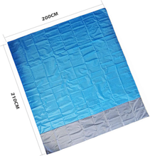 Carica l'immagine nel visualizzatore di Gallery, Coperta Da Spiaggia, 200 X 210 Cm anti Sabbia Portatile Coperta Da Picnic Con 4