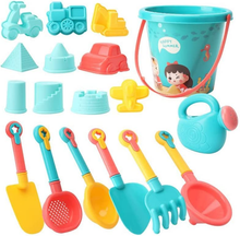 Carica l'immagine nel visualizzatore di Gallery, 18 Pezzi Giocattoli Da Spiaggia,Giochi Spiaggia Bambini Con Varietà Di Accessori