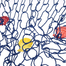 Carica l'immagine nel visualizzatore di Gallery, Rete Da Pesca Cucita a Mano/Decorazione per La Tua Casa O Ristorante, Stile Medi